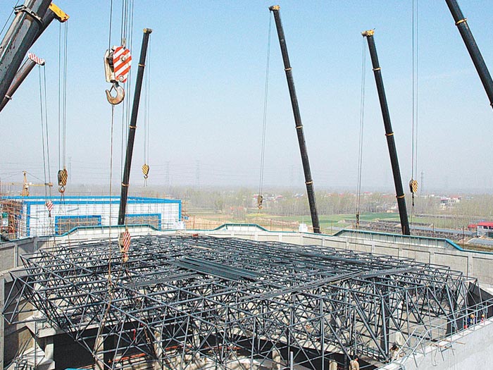 兴安盟网架高空滑移法